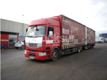 Curtainsider truck RENAULT Premium 460