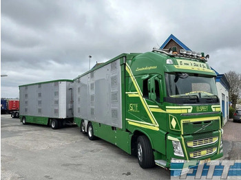 Livestock truck Volvo FH FH 540 6x2 1/2/3 Finkl Livestock -- Water and Ventilation - Lifting roof - Lifting floors + Trailer 1/2/3 Finkl: picture 2