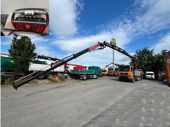 Crane truck, Dropside/ Flatbed truck MAN TG-S 35.480 8x4 - 4 BL Pritsche Heckkran 34m/to,: picture 3