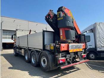 Crane truck, Dropside/ Flatbed truck MAN TG-S 35.480 8x4 - 4 BL Pritsche Heckkran 34m/to,: picture 4