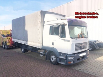 Curtainsider truck MAN TGL 8.210