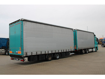 Curtainsider truck Mercedes-Benz Actros 2542, 6x2,EURO 6 + TRAILER PANAV TV018L: picture 4