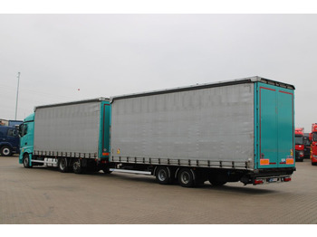 Curtainsider truck Mercedes-Benz Actros 2542, 6x2,EURO 6 + TRAILER PANAV TV018L: picture 3