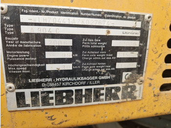 Wheel excavator LIEBHERR A904C: picture 5