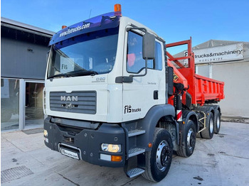 MAN TGA 35.430 8X4 tipper - crane Palfinger PK 17502  on lease MAN TGA 35.430 8X4 tipper - crane Palfinger PK 17502: picture 1