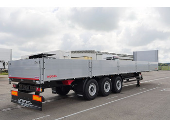 New Dropside/ Flatbed semi-trailer Kögel SN24/ BW 800 mm/144 x rungent. BPW/ LENKACHSE: picture 5