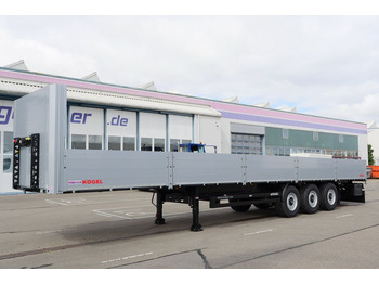 New Dropside/ Flatbed semi-trailer Kögel SN24/ BW 800 mm/144 x rungent. BPW/ LENKACHSE: picture 3