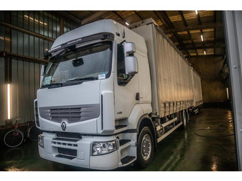 Curtainsider truck RENAULT Premium 430