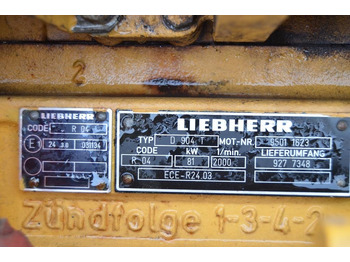 Engine for Construction machinery Liebherr D904 T: picture 3