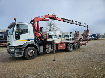 Autotransporter truck Iveco Eurotech 6x2 // Machinetransport // HMF 1483 K3: picture 3