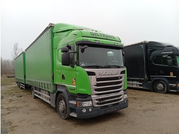 Curtainsider truck SCANIA R 410