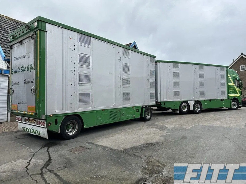 Livestock truck Volvo FH FH 540 6x2 1/2/3 Finkl Livestock -- Water and Ventilation - Lifting roof - Lifting floors + Trailer 1/2/3 Finkl: picture 14