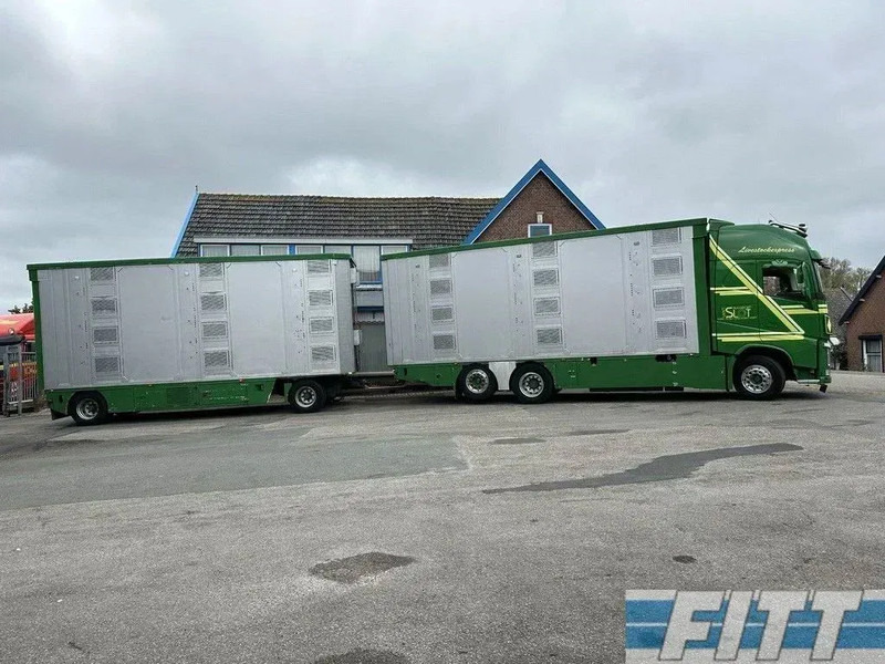 Livestock truck Volvo FH FH 540 6x2 1/2/3 Finkl Livestock -- Water and Ventilation - Lifting roof - Lifting floors + Trailer 1/2/3 Finkl: picture 13