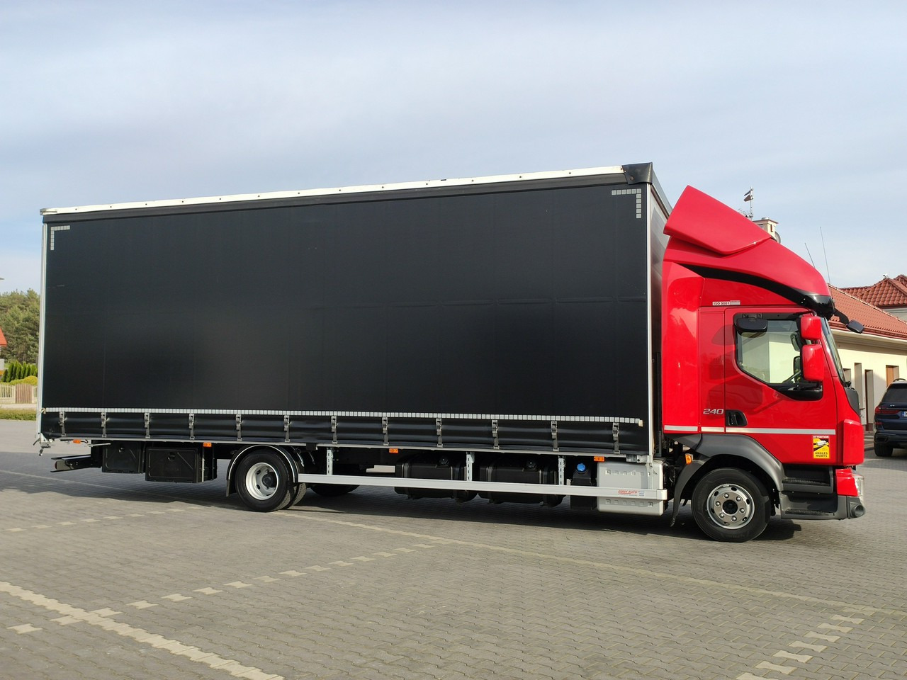 Curtainsider truck Volvo FL12.240 E6 Firana Tył Drzwi Dach Zsuwany Bogato Wyposażony !!!: picture 6