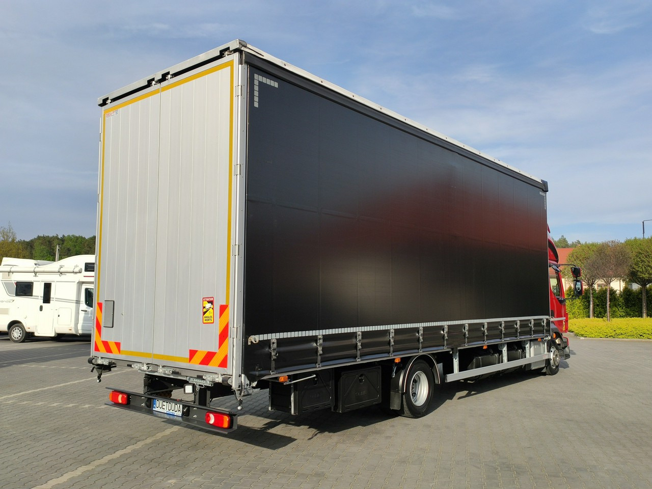 Curtainsider truck Volvo FL12.240 E6 Firana Tył Drzwi Dach Zsuwany Bogato Wyposażony !!!: picture 10