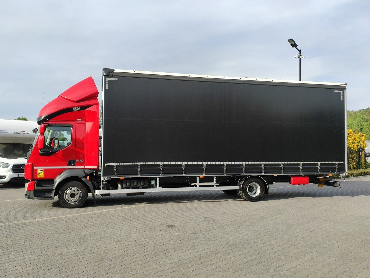 Curtainsider truck Volvo FL12.240 E6 Firana Tył Drzwi Dach Zsuwany Bogato Wyposażony !!!: picture 7