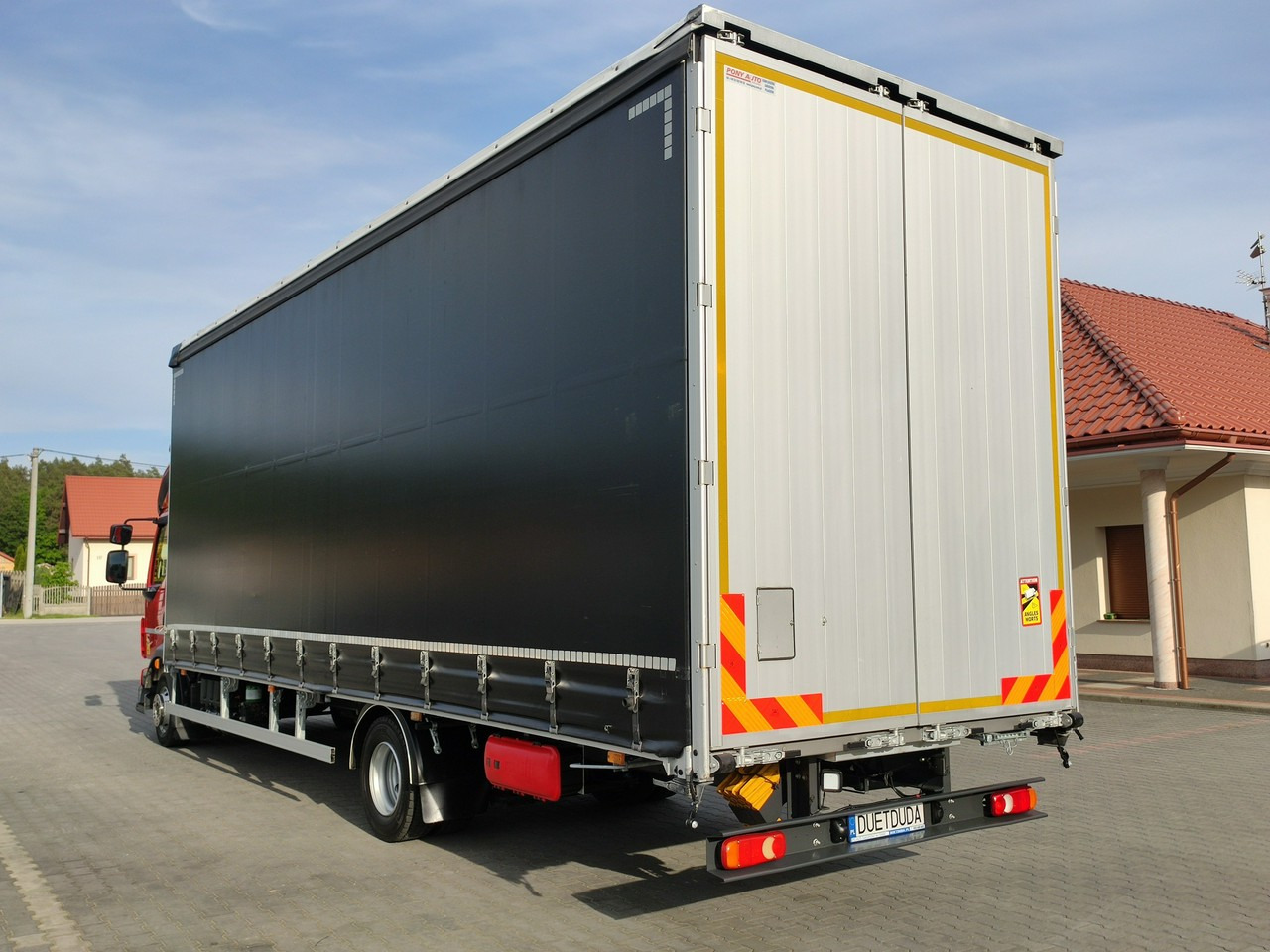 Curtainsider truck Volvo FL12.240 E6 Firana Tył Drzwi Dach Zsuwany Bogato Wyposażony !!!: picture 9