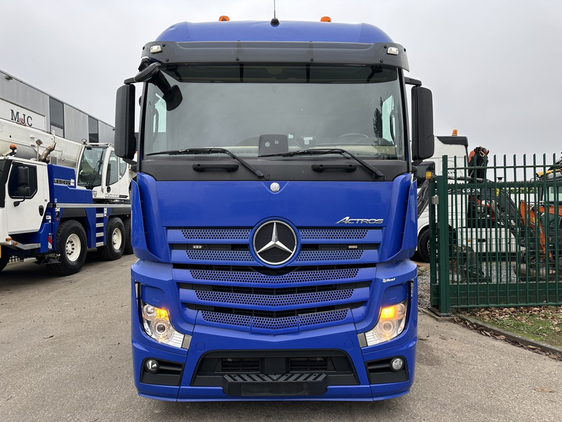 Box truck, Crane truck Mercedes-Benz Actros 2645 6x2 105m³ JUMBO + RETARDER + KRAN PALFINGER PK 19.001 SLD (4x) + RADIO - *FULL AIR* - FRIGO - EURO 6 - SAF AXLES - BELGIAN TRUCK: picture 17
