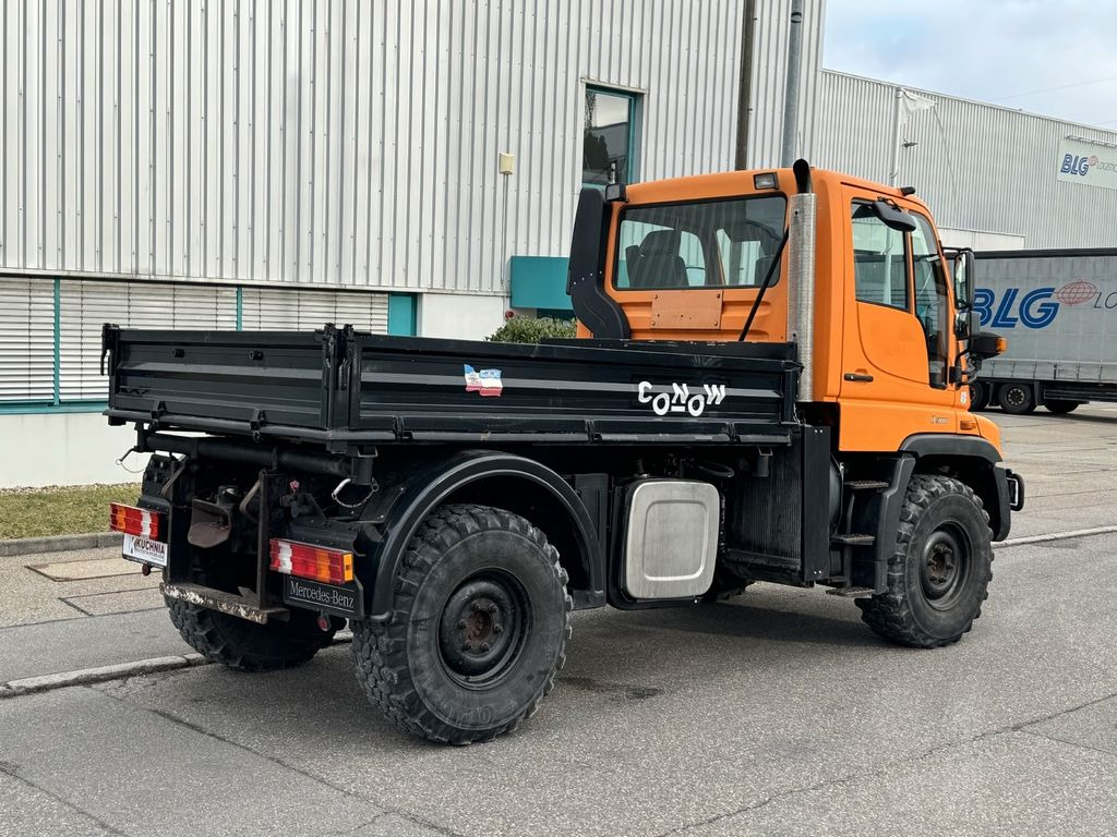 Tipper van Unimog U300 4x4 Dreiseitenkipper AHK Hydraulik Zapfwel.: picture 9