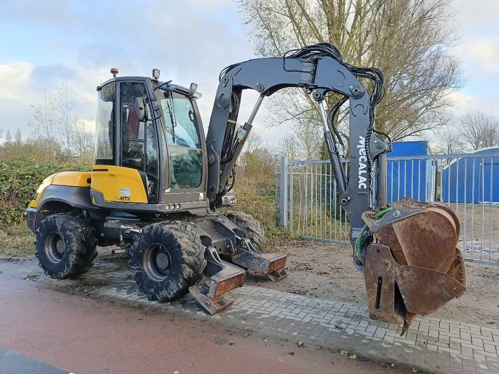 Wheel excavator Mecalac 12 M TX graafmachine excavator bagger 10 ton: picture 9