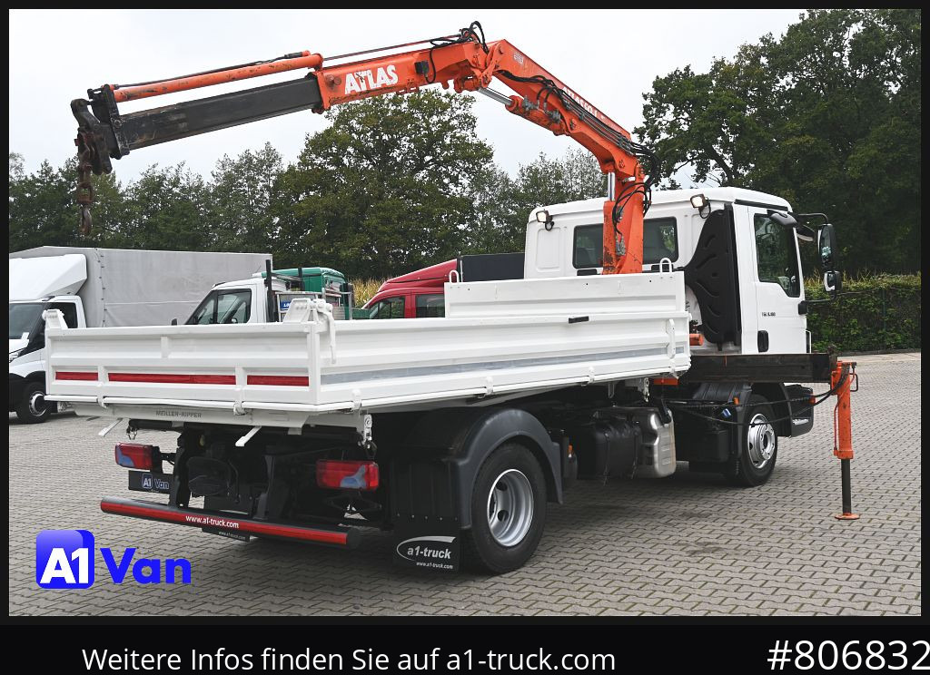 Tipper van MAN TGL 8.180 Kipper Kran, Meiller, Atlas, AHK: picture 9