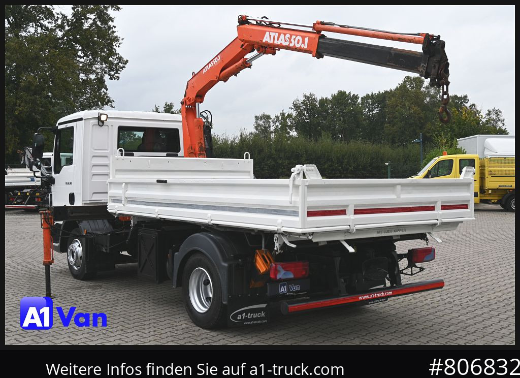 Tipper van MAN TGL 8.180 Kipper Kran, Meiller, Atlas, AHK: picture 11