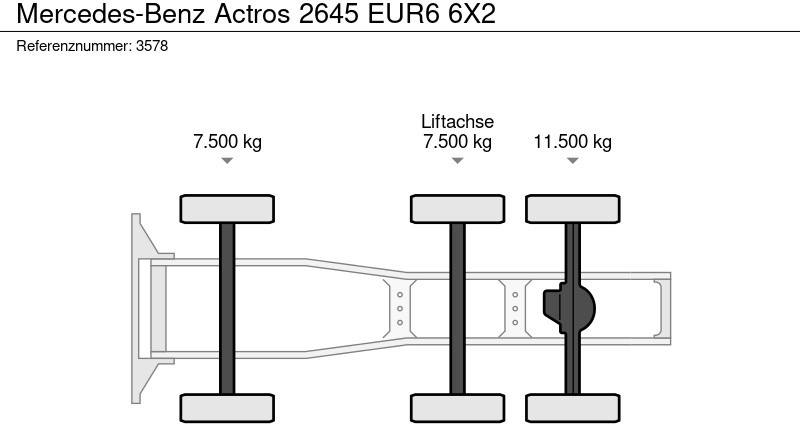 Mercedes-Benz Actros 2645 EUR6 6X2 on lease Mercedes-Benz Actros 2645 EUR6 6X2: picture 18