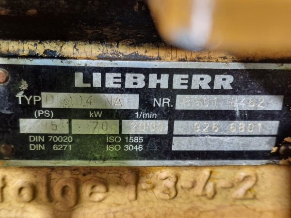 Engine for Industrial equipment Liebherr D 904 NA Engine (Industrial): picture 11