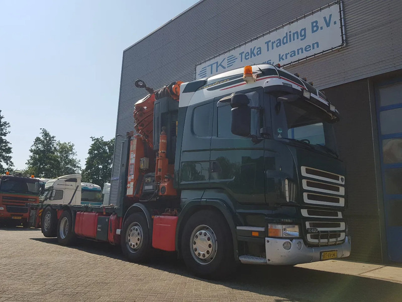 Scania R420 8x2 HIAB 800E-7 Hipro 80 ton/meter Winch Retarder on lease Scania R420 8x2 HIAB 800E-7 Hipro 80 ton/meter Winch Retarder: picture 8