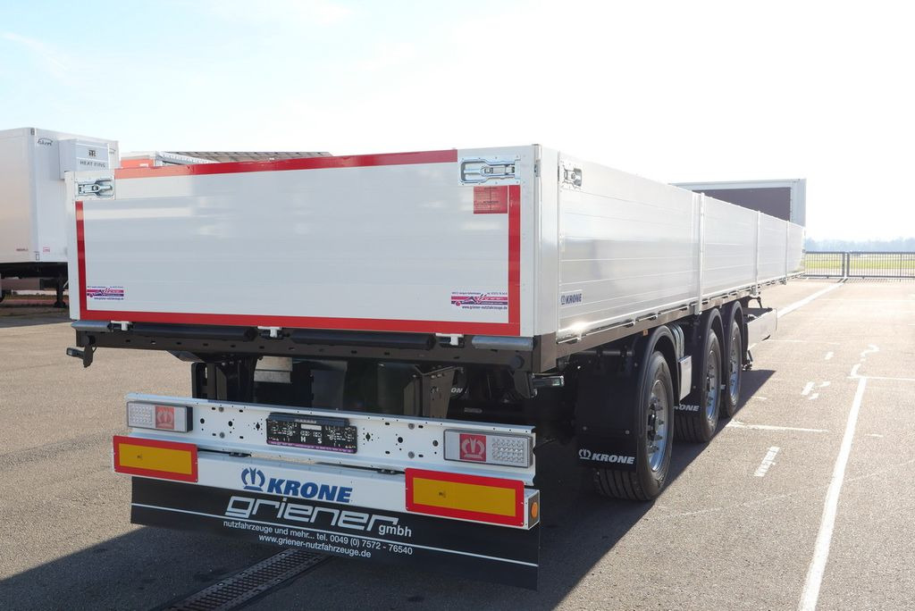 New Dropside/ Flatbed semi-trailer Krone SDP 27/BAUSTOFF/TRIDEC/BPW/RUNGENTASCHEN LIFT: picture 10