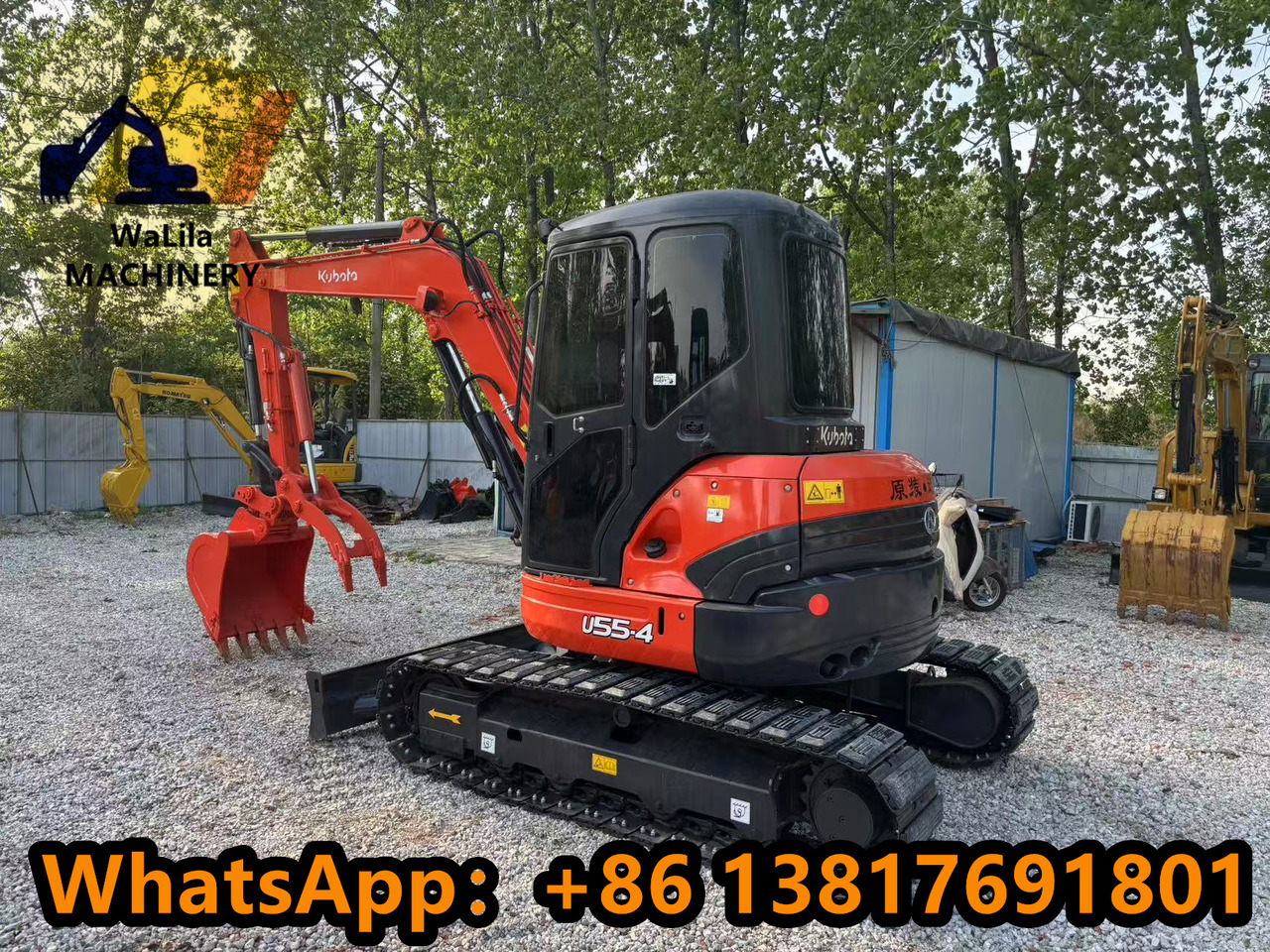 Mini excavator KUBOTA Kubota U55-4 excavator[ Nice]: picture 9