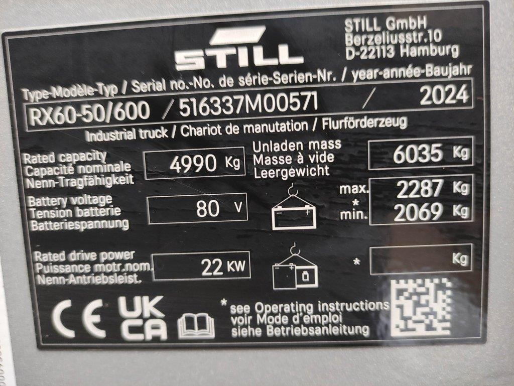 Electric forklift Still RX60-50/600: picture 6