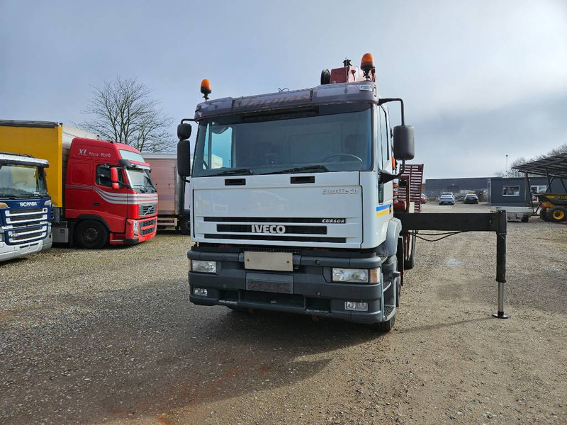 Autotransporter truck Iveco Eurotech 6x2 // Machinetransport // HMF 1483 K3: picture 11