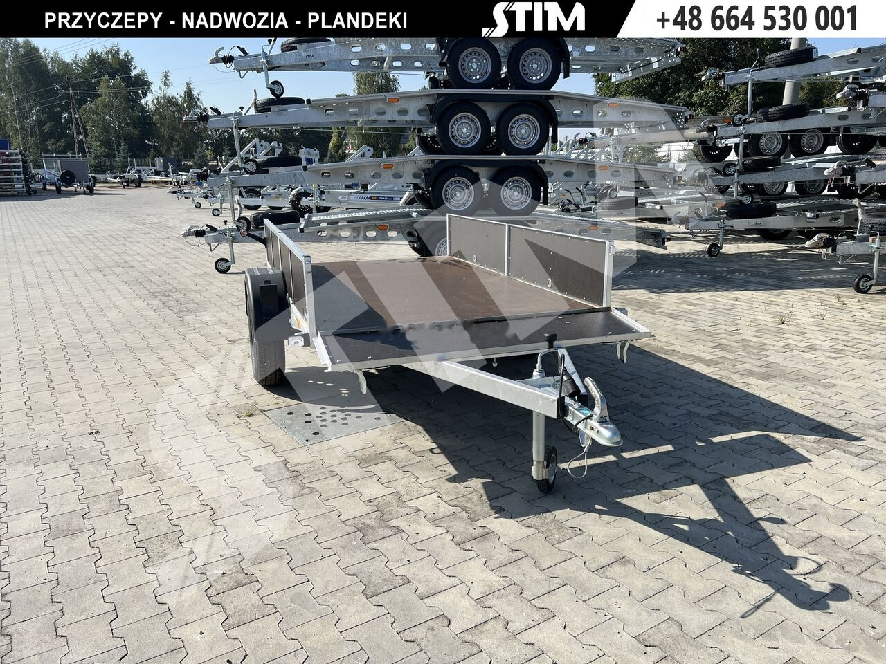 New Car trailer Stim S11-075/2615R + przednia burta otwierana: picture 7