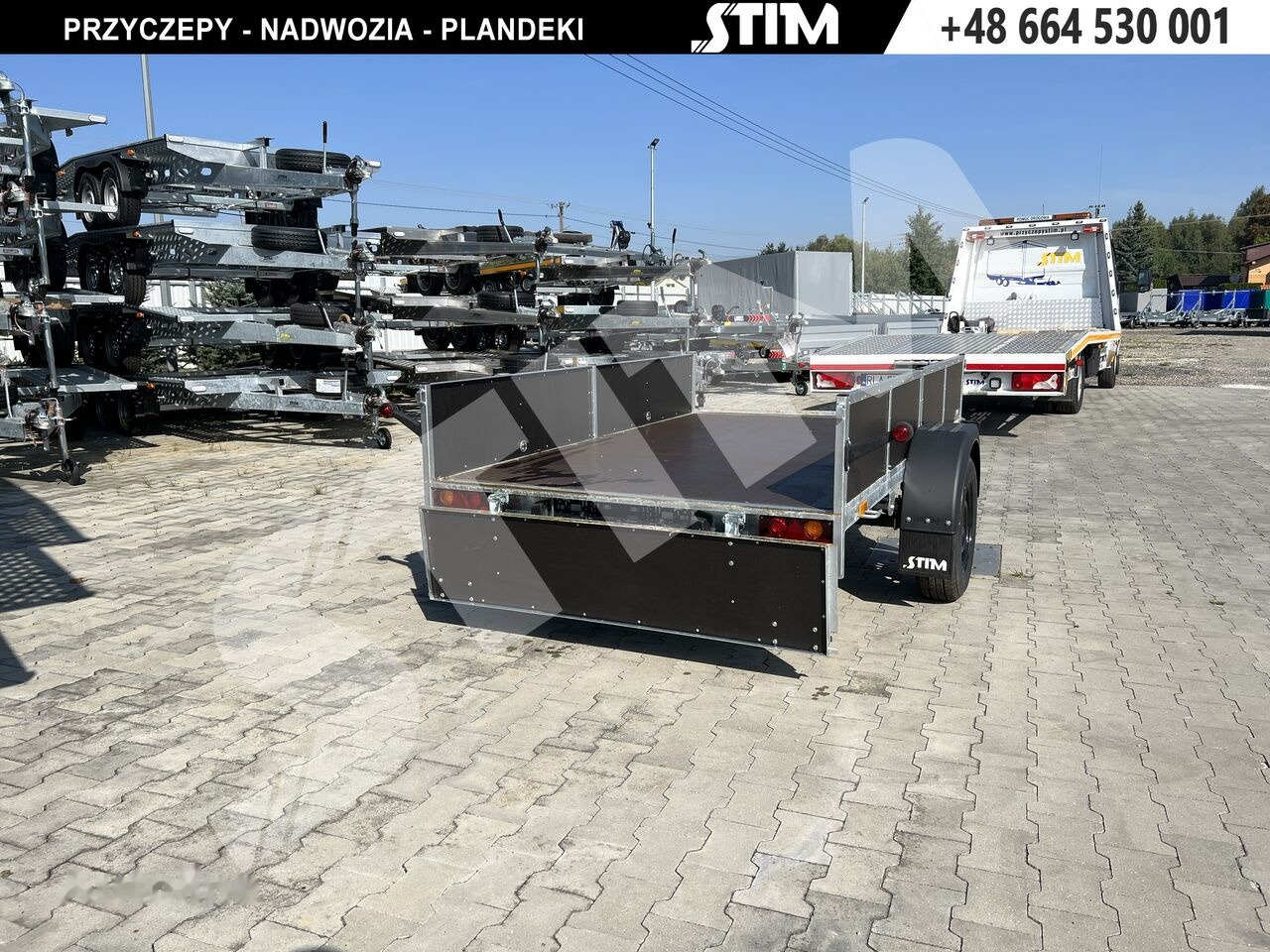 New Car trailer Stim S11-075/2615R + przednia burta otwierana: picture 6