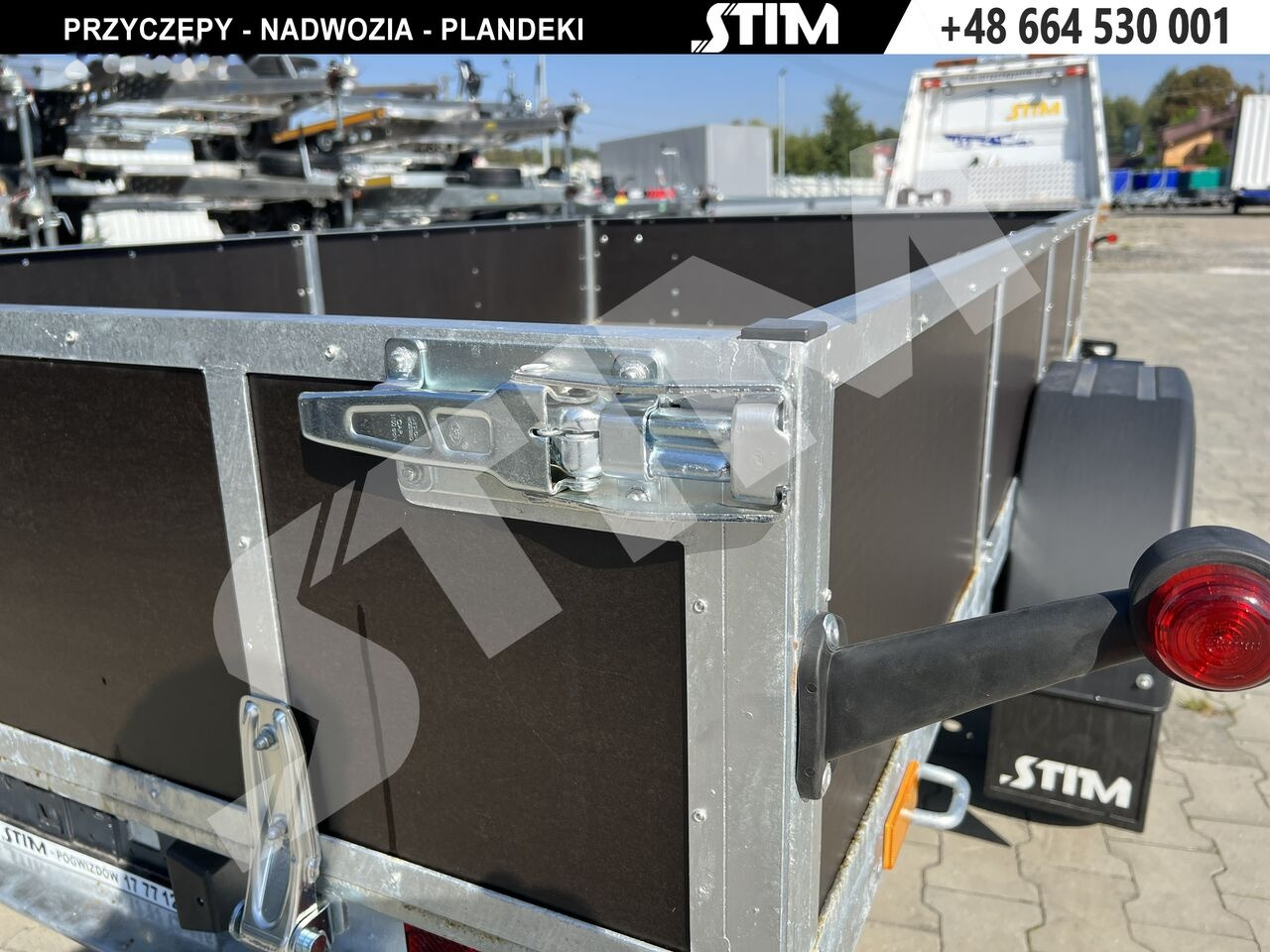 New Car trailer Stim S11-075/2615R + przednia burta otwierana: picture 11