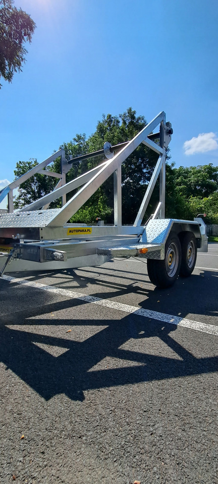 New Cable drum trailer MEGA CENA-PRZYCZEPA KABLOWA Z WCIĄGARKĄ ELEKTRYCZNĄ 4530 KG, DMC 3500 KG: picture 7