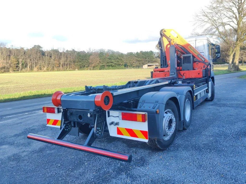 Hook lift truck, Crane truck MAN TGS 26.420 ENGINE OVERHAUL!! Container + Palfinger PK16502: picture 12