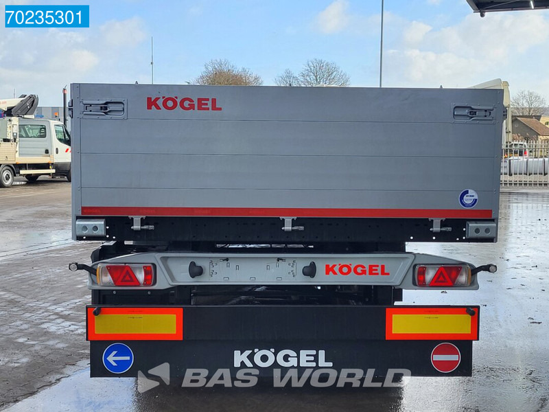 New Dropside/ Flatbed semi-trailer Kögel S24-1 3 axles NEW! Liftachse Side-Boards SAF/BPW Rungentaschen: picture 8