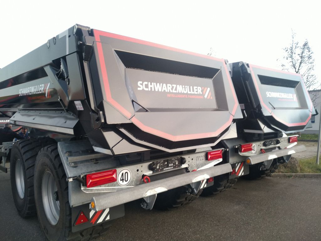 New Tipper trailer SCHWARZMÜLLER TP22 ERDMULDE 13,5m3 NOKIAN CT NEU: picture 8