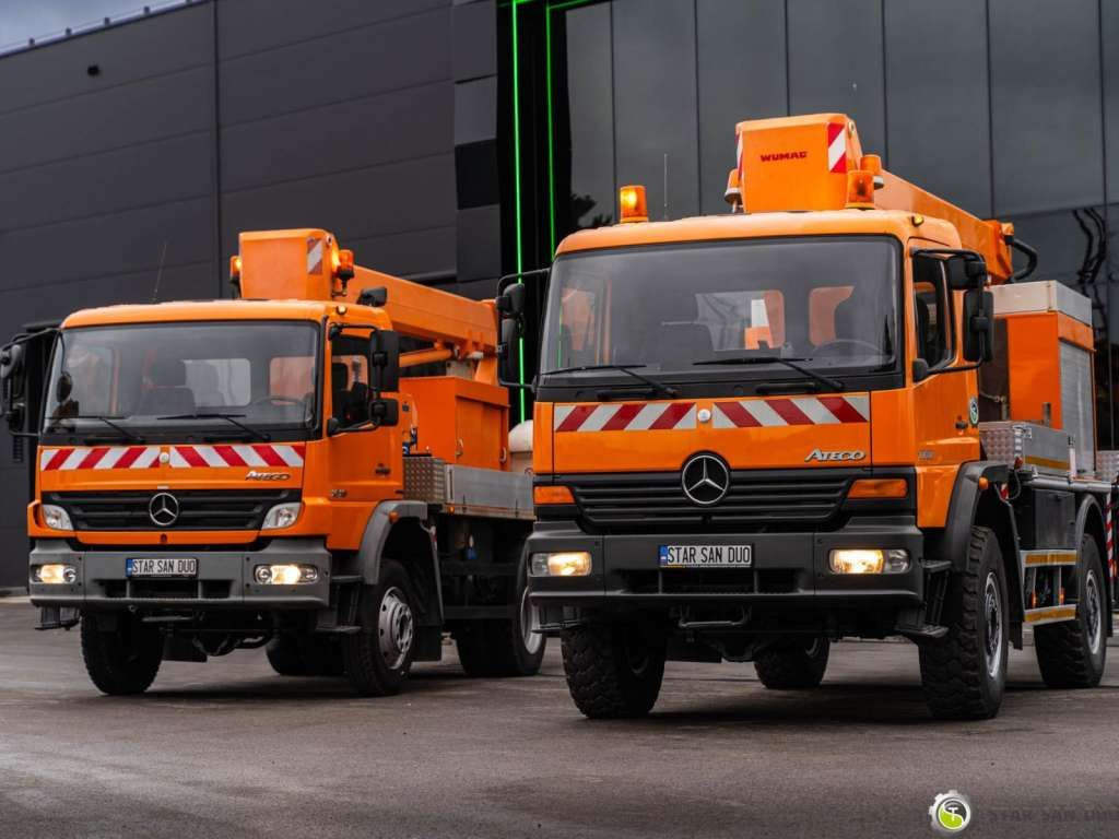 New Truck mounted aerial platform Mercedes-Benz  ATEGO 1018 WUMAG WT17 Platform Lift 17m: picture 10