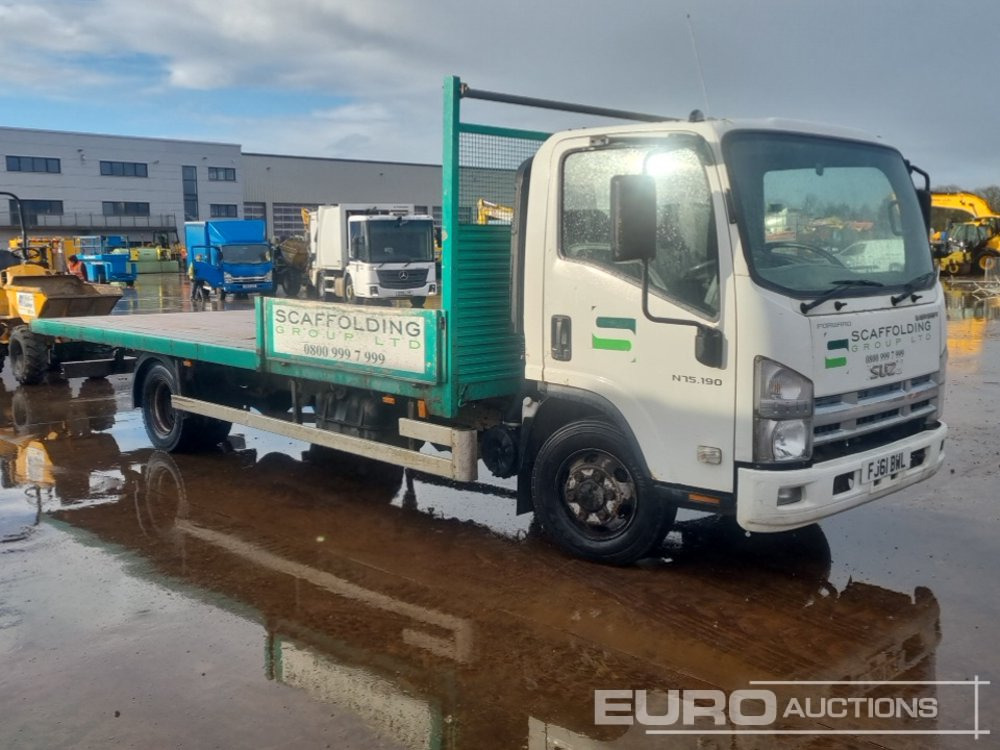 Dropside/ Flatbed truck 2011 Isuzu N75-190: picture 7