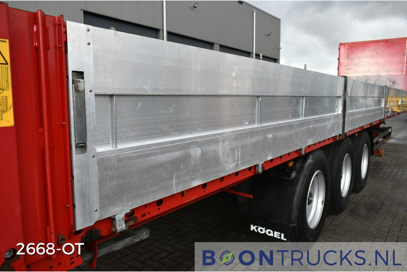 Dropside/ Flatbed semi-trailer Kögel SN 24 FLATBED | ALU BOARDS * HARDWOOD FLOOR * NL TRAILER * APK 09-2025 * TOP!: picture 9