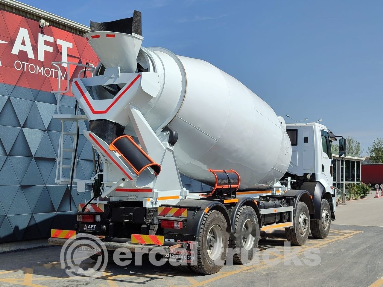 Concrete mixer truck Ford 2011 CARGO 3936M E5 AC 8X4 12m³ CONCRETE MIXER: picture 8